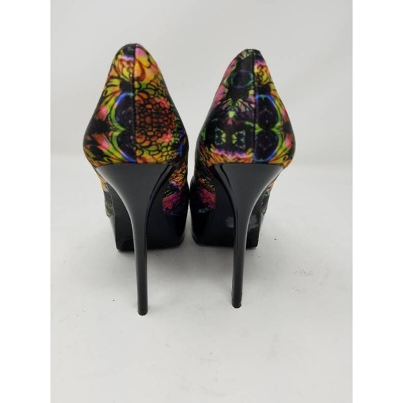 Carlos Santana Destiny Platform Stiletto Floral 7 - Picture 6 of 10